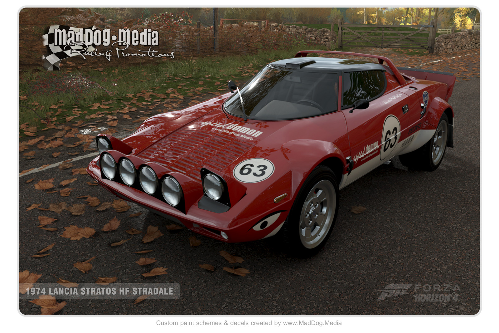 The fast 1974 Lancia Stratos HF Stradale rally car