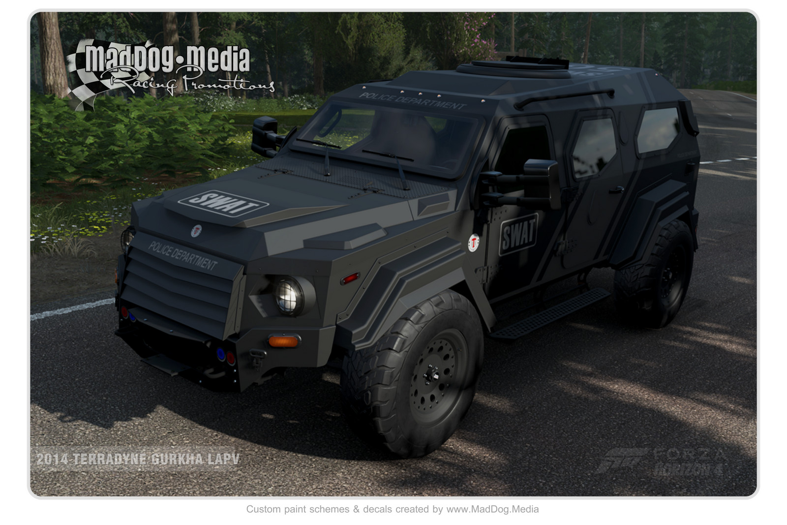 2014 Terradyne Gurkha LAPV SWAT truck