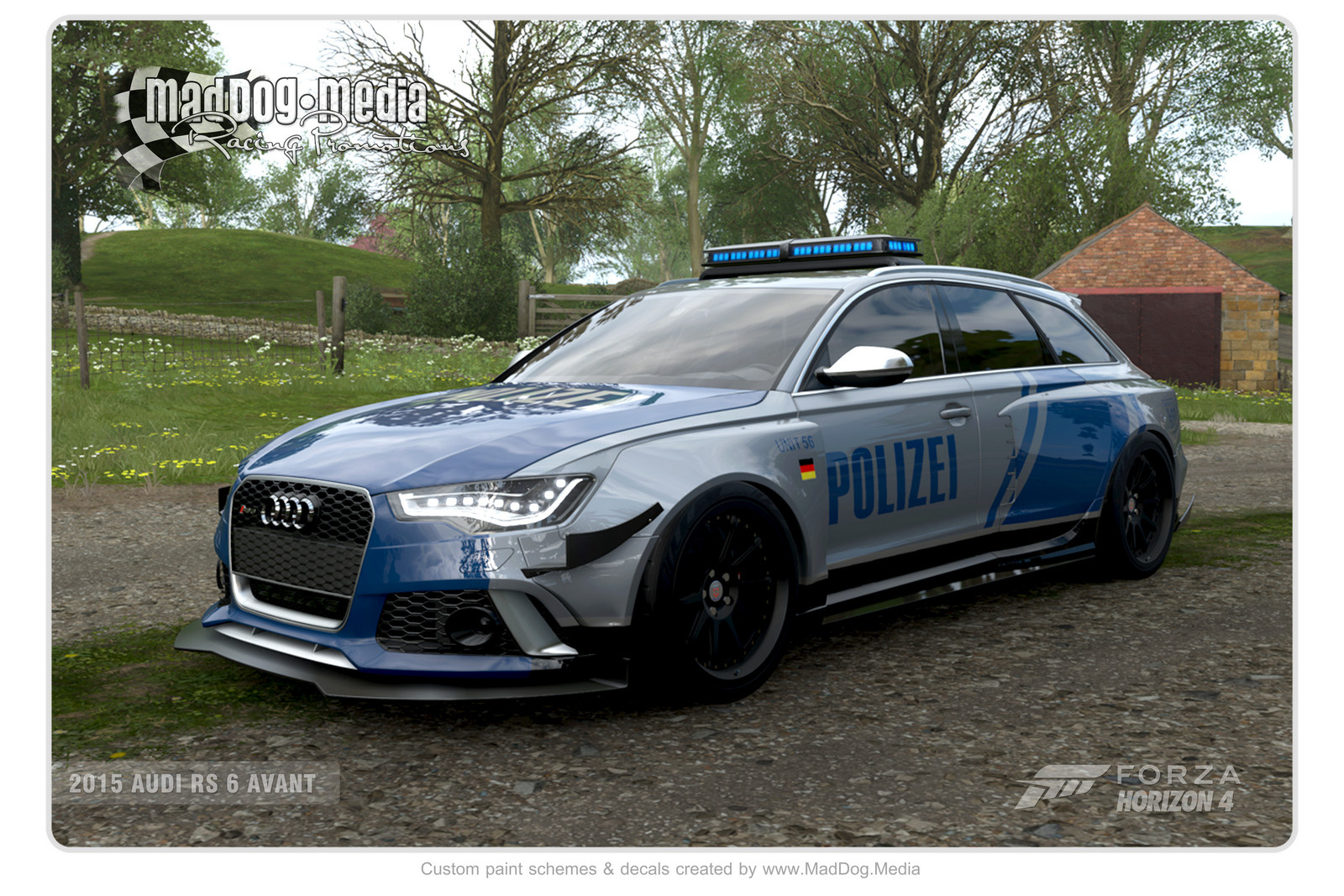 Police, Polizei Audi RS 6 Avant station wagon