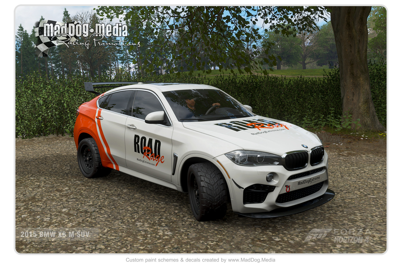 Fast 2015 BMW X6 M SUV off-road