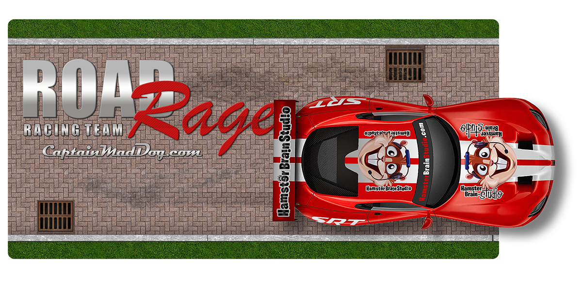 Dodge SRT Viper racing car by HamsterBrainStudio.com